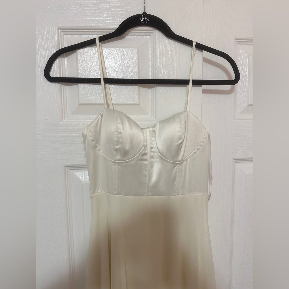 Lulus White Maxi Dress, Ivory Skirt, Size XS Extra Small - Picture 3 of 8